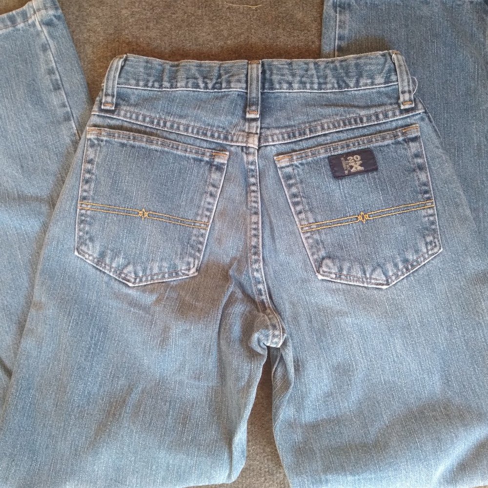 - 2 pair BULK JEANS Wranglers Blue Jean shorts size 14 slim 25x28